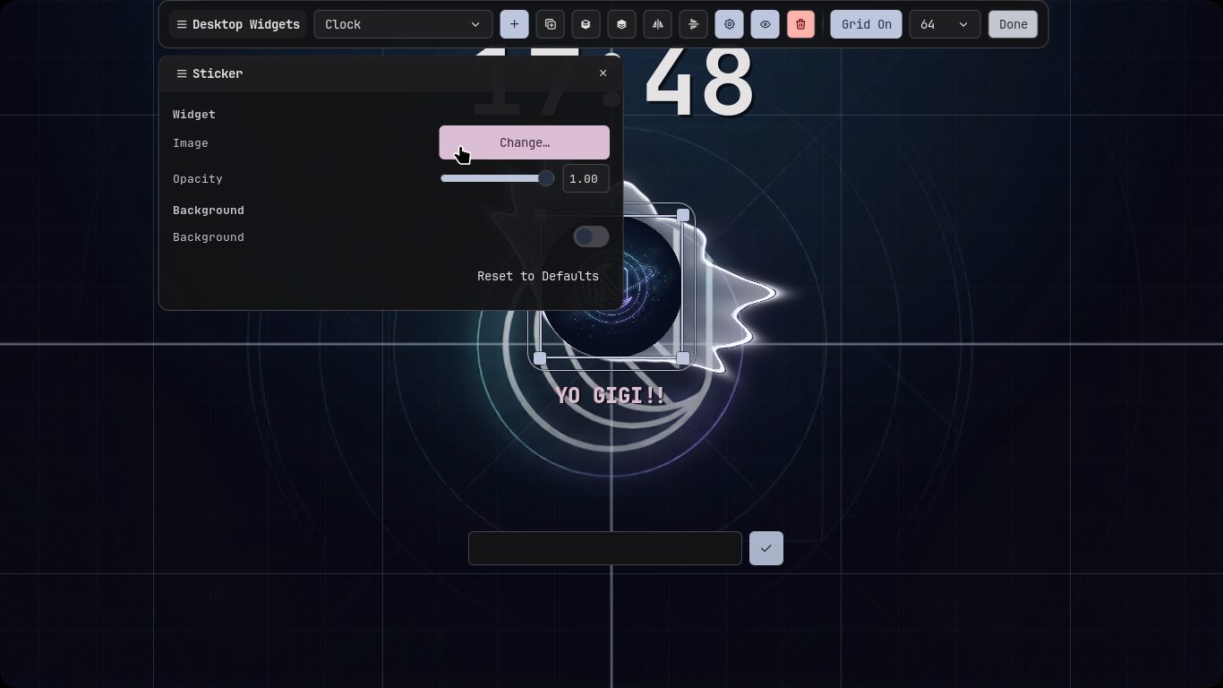 Noctalia Lockscreen Editor
